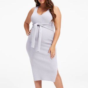 Good American Maternity Belted Body Dress
